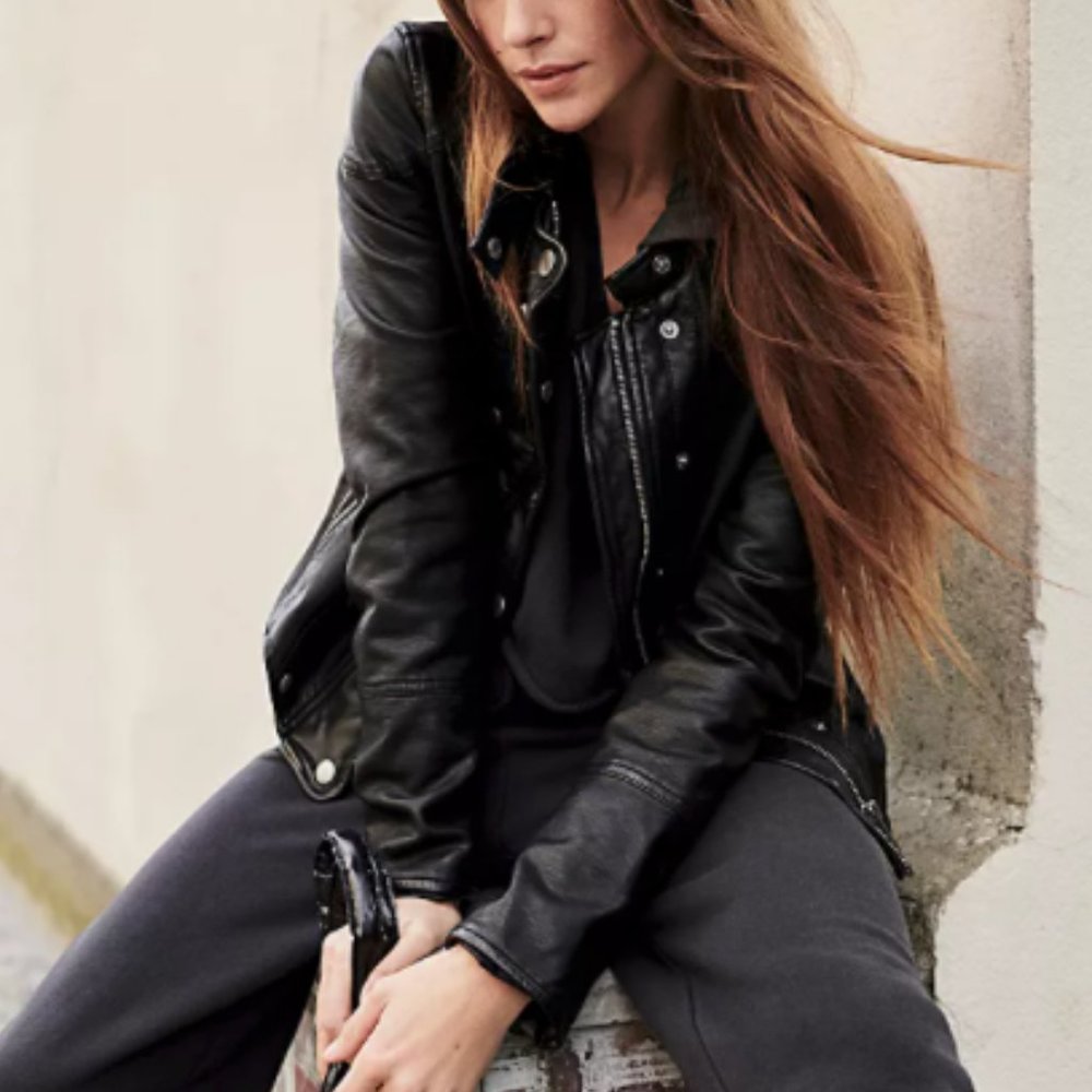 Free People We The Free Fenix Vegan Moto Jacket